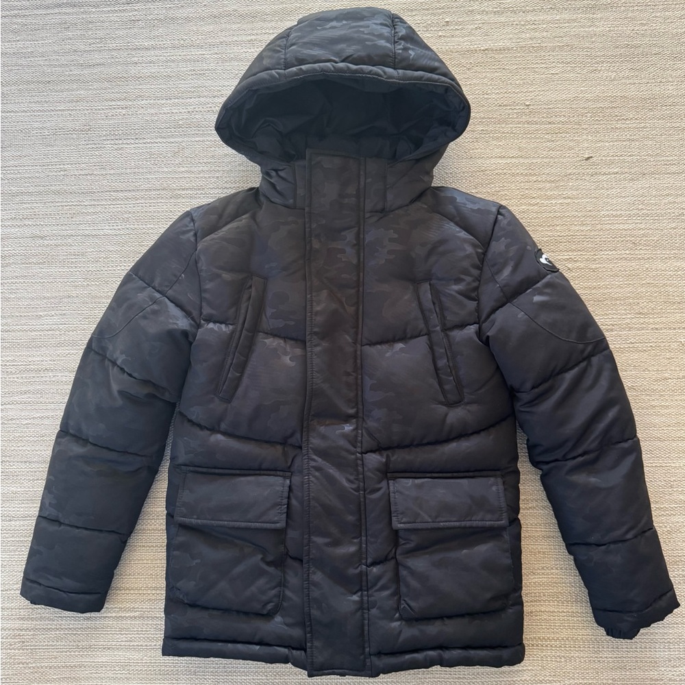 Appaman black camo Summit puffer coat winter jacket kids boys size‎ 10